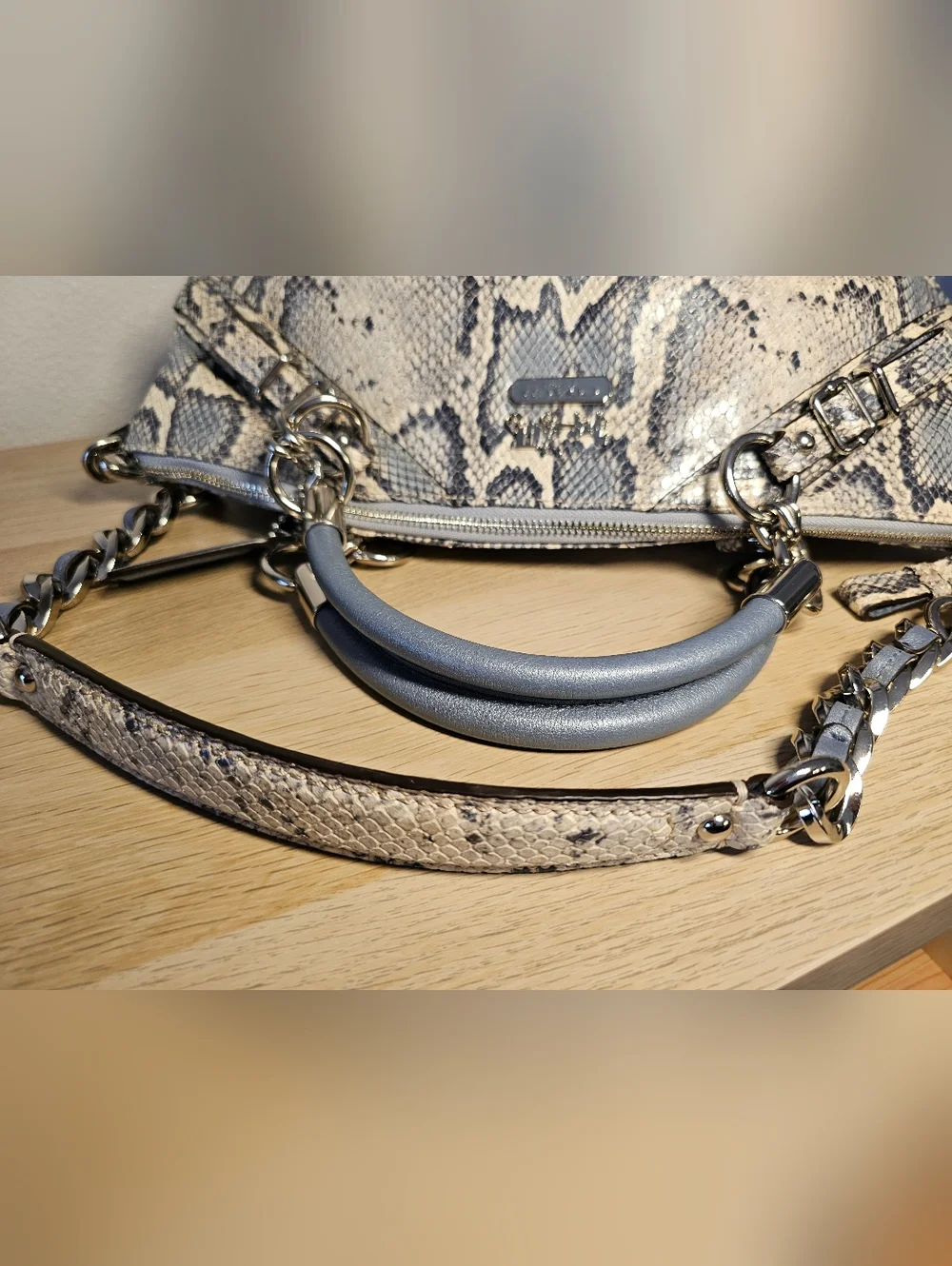 COACH Madison Python Sophia Satchel/Shoulder Bag - Picture 12 of 16